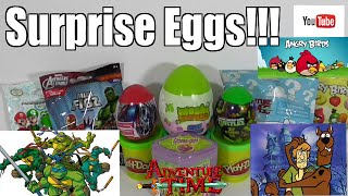 Giant Slime Surprise Egg Mario Ninja Turtles Angry Birds