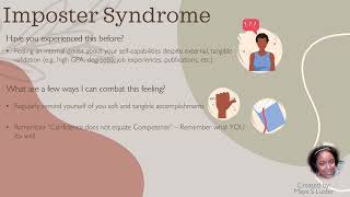 GradTrack Quick Tip- Maya Luster: Imposter Syndrome