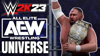 I made the BEST AEW Universe Mode in WWE2k23- Episode #2...