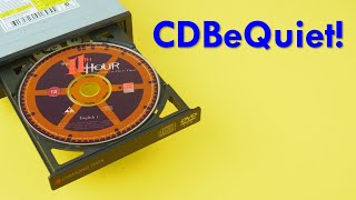 CDBeQuiet slows down your CD-ROM drive in DOS making it quiet