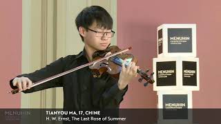 Tianyou Ma performs Ernst's The Last Rose of Summer