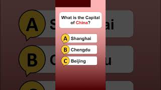 What is the Capital of China?