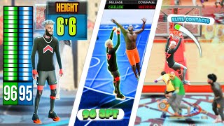 96 3PT + 95 Dunk on a 6'6 PG is UNFAIR in the STAGE !!😈 NBA 2K24 |