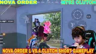 Nova Order 1v4 crazy clutch gameplay • Nova Order 1v4 Pubg #Shorts​ #PUBGMOBILE​#shortsgameplay