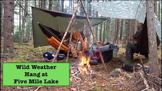 Wild Weather Hang- Late November Camping on Five Mile Lake