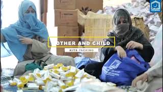 Packing of 20,000 Mother & Child Care Kits for Palestinian sisters and newborn babies in Gaza.