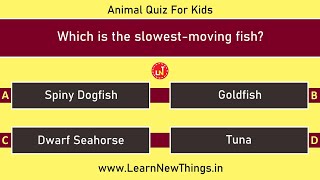 Animal Quiz for Kids - Part 5 | 15 Questions