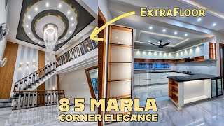 Exclusive 8.5 Marla Corner House Tour | 5 Bedrooms + Mezzanine | Bahria Town Phase 8 | Islamabad