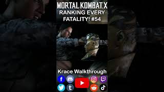 Ranking Every Fatality 54 -Mortal Kombat X #gaming #shorts #fyp #masterpiece