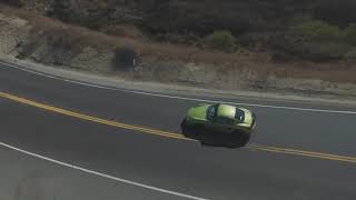 Porsche Cayman R From Drone