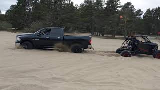 RZR Turbo vs. Dodge Ram: Does Vince get Ram'd or can he pull out another victim???