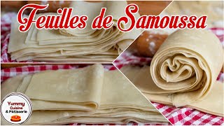 Feuilles de samoussa faits maison pour débutants / recette facile