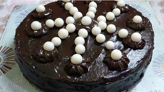 كيكة الشيكولاتة بالنوتيلا لعيد الام احلي طعم لست الكل لعشاق الشيكولاتة بدون كريمة chocolate cake