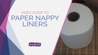 Paper Nappy Liners Demonstrated By The Nappy Lady