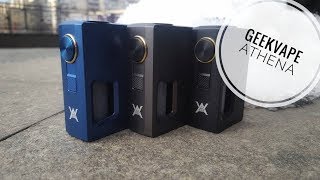 GEEKVAPE ATHENA SQUONK l BESTПАР review 🚭🔞