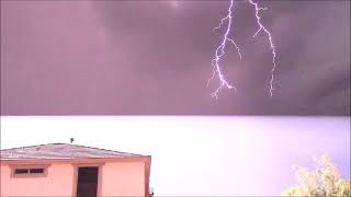 Huge Lightning Bolt And Thunder During Thunder Storm