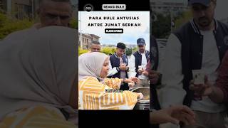 Bule Berburu Makanan Jum'at Berkah‼️ #reaksibule #buleriview #shorts #viralvideo