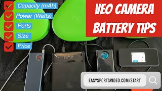 Veo Camera Battery - Recording Soccer When You Forgot to Recharge