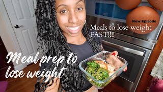 👩‍🍳Meal Prep with me to lose weight👩‍🍳High Protein LOW Calorie Meal 🥘