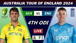 AUSTRALIA vs ENGLAND 4th ODI MATCH LIVE SCORES | AUS vs ENG LIVE COMMENTARY | AUS BAT