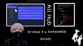 ALL HUB GUI! (WORKS ON ALL EXECUTORS) ARCEUS X ETC. SCRIPT/HACK/EXPLOIT SHOWCASE! (SCREEN  BROKE)