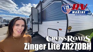 CrossRoads RV-Zinger-270BH - by I-29 RV, Marine & Outdoor of Tea, South Dakota, near Sioux Falls and