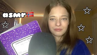 ASMR Teaching You Norwegian