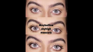 Let’s see what the hype it’s all about  MAYBELLINE SKY HIGH MASCARA