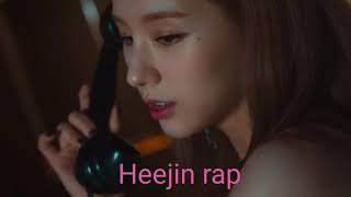 Heejin,Jinsoul,Kim lip and Yves rap parts in No Friends