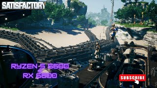 Satisfactory 1.0 Gameplay on Ryzen 5 5600 + RX 6600 Driver:24.9.1 (Unoptimized?)