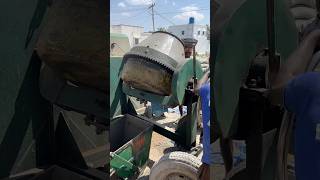 Concrete mixing with cement #concrete #shortsvideo #satisfying #construction