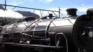 Cape Town Steam Train: Katie leaving Fish Hoek! 27 Apr 2014