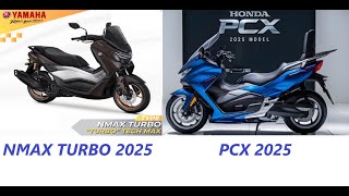 NMAX Turbo 2025 e PCX 2025 . Quais versões virão para o Brasil?