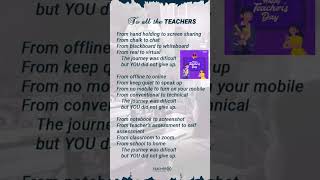 Happy teachers day | Thank you teachers whatsapp status | #shorts #teachersday #teacher #shortvideo