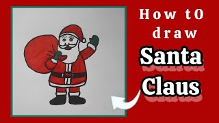 Santa Claus Painting for Kids and Beginners