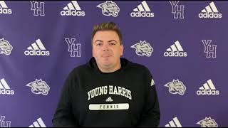 GEN | Young Harris College Coaches Corner | Director of Tennis Andrew Cobb | Oct. 21, 2021