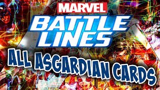 Marvel Battle Lines - All Asgardians - Art and Abilities