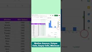 How to get the Column Summary in #excel #shorts