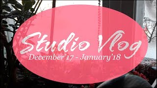 VLOG December'17- January'18 and Watercolor drawing