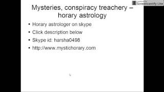 mysteries conspiracy treachery   mystic horary