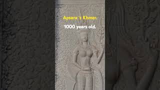 Apsara is celestial dancer. #travel #walkthroughcambodia #youtube #vlog #youtubeshorts #temple