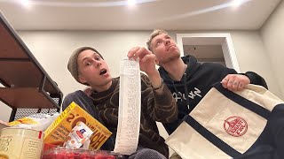 Grocery shopping in Trader Joes for 322$ in New York City .