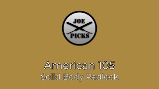 [30] American 105 Solid Body Padlock