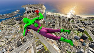 GTA 5 Epic Ragdolls Spiderman Water Jumps & Peds War LIVE (Funny Moments)