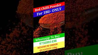 Red Chilli Powder Price | Homemade Red Chilli Powder | topindianspices.com