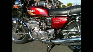 Suzuki GT550 Restored Motorcycle from 1976