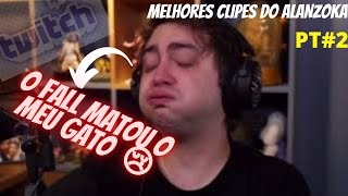 MELHORES CLIPS DO ALANZOKA: A MENTIRA DO CENÁRIO, A MORTE DO GATO DO ALAN, TA LOCO ROBÔ?