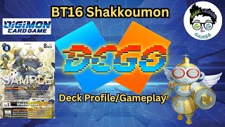 Shakkoumon Armor Deck Profile/Gameplay | Digimon Card Game | BT16 Beginning Observer