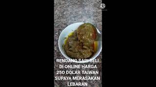 RENDANG SAPI HARGA 250NT DOLLAR#SHORTS