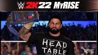 WWE 2K22 MyRise - Universal Championship Match!